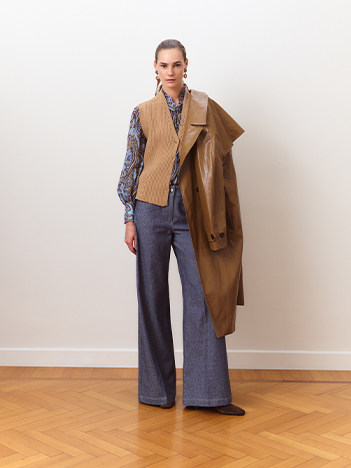 Ribbed waistcoat
