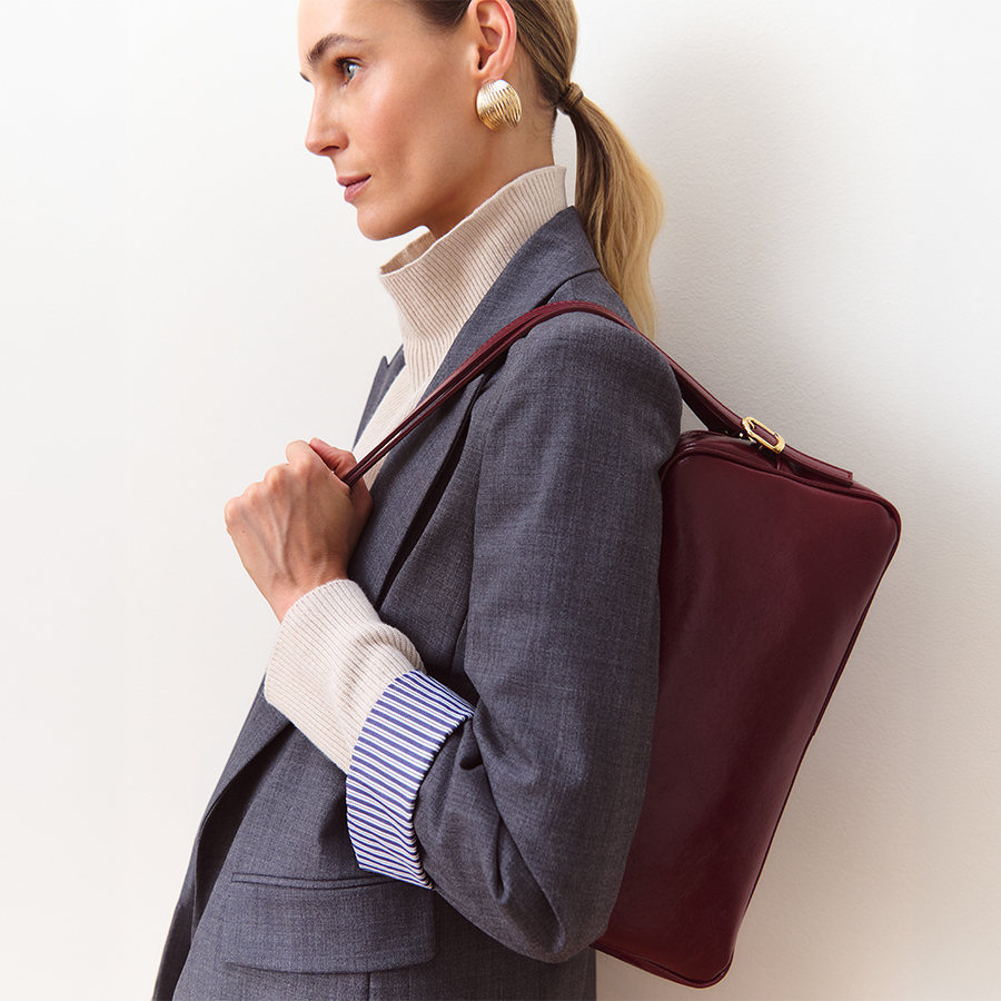 Borsa Baseball Burgundy Intrend