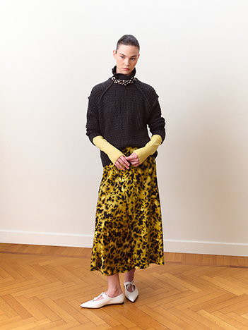 Waffle-knit jumper